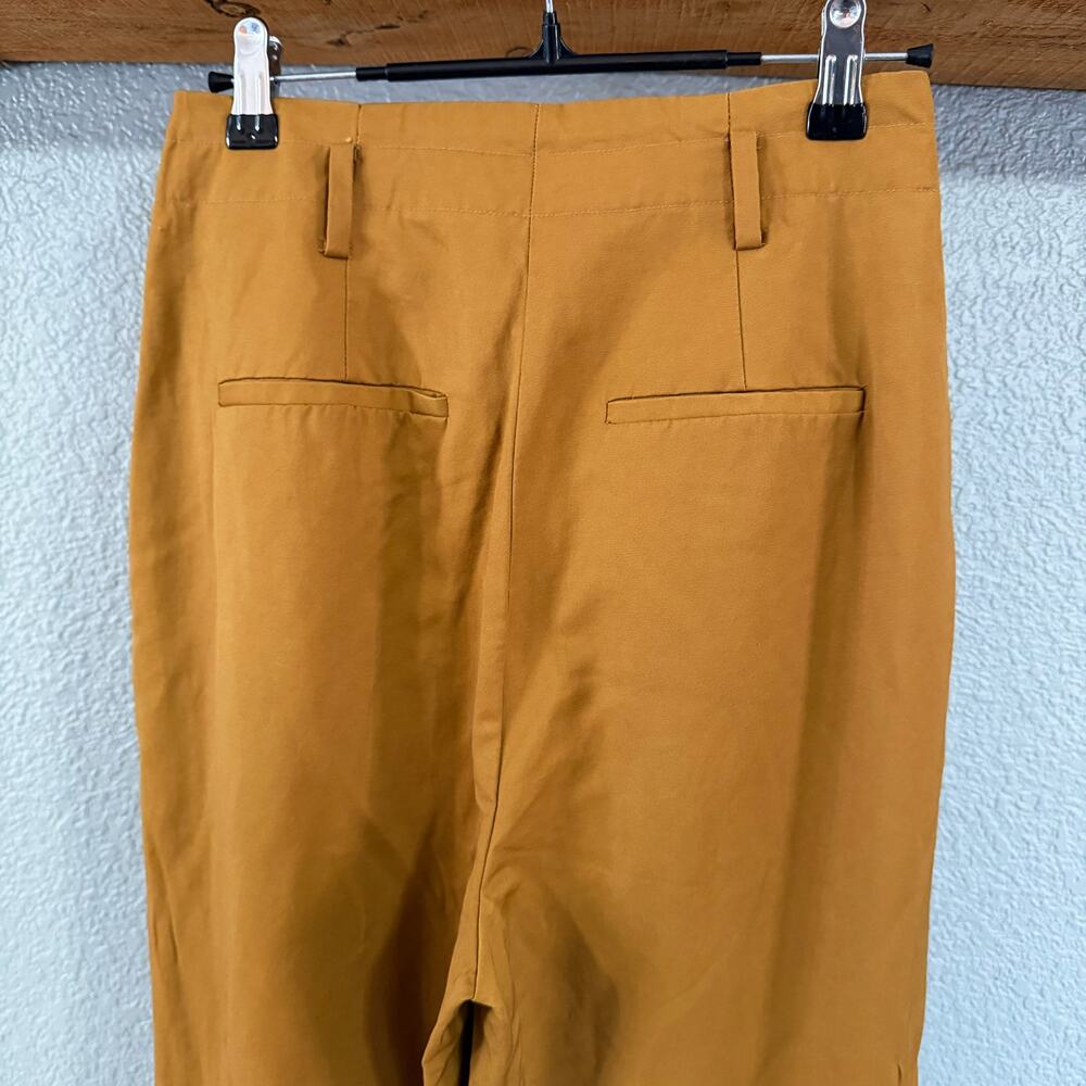 Elizabeth and James Paper Bag Trouser Pants Brown Size 4 - Picture 4 of 7